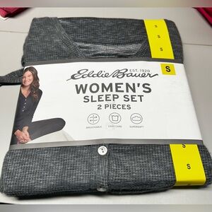 Eddie Bauer Women's Charcoal Sleep Set